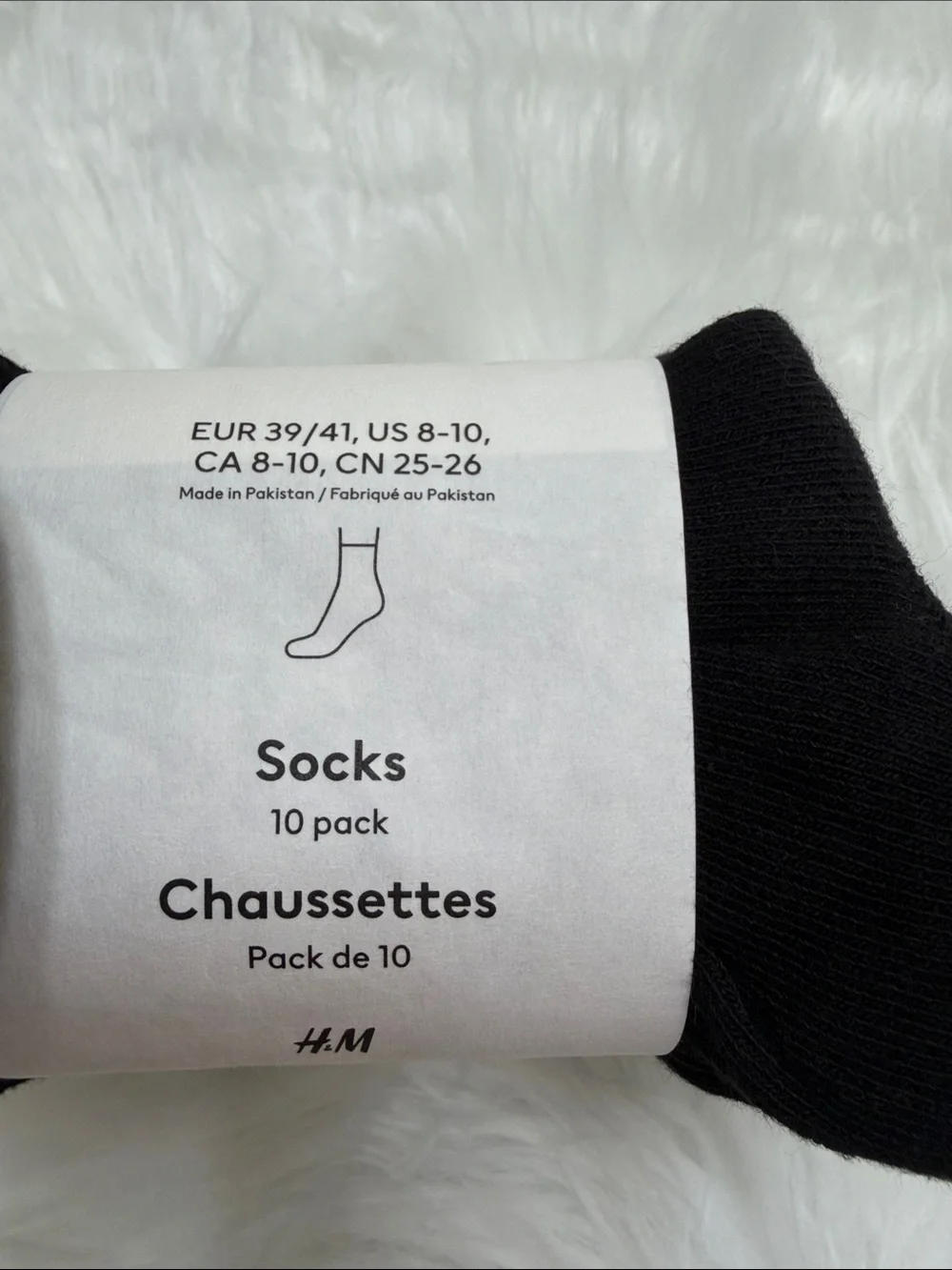 NWT H & M Black Socks